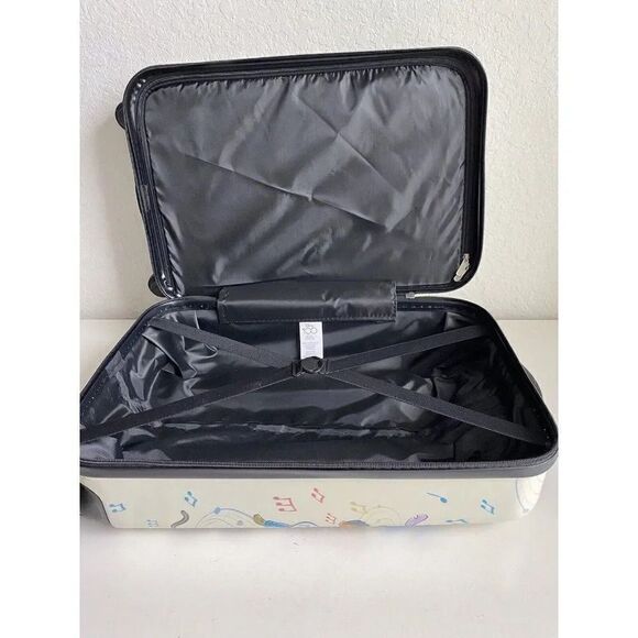 Bioworld Disney 100 Years Of Music And Wonder 20” Carry On Spinner Suitcase NEW - Picture 15 of 16
